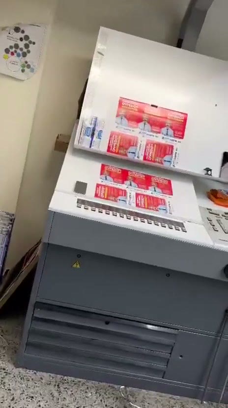 Producción en la imprenta de Nimbopack